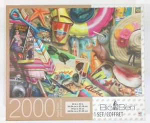 BIG BEN Vintage Holiday JIGSAW PUZZLE 2000 pieces  24 x 32 Used Once - Picture 1 of 2