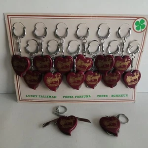 PORTACHIAVI A CUORE CARRETTINO SICILIA COLTELLINO LEVATAPPI ANNI '80 - Bild 1 von 4