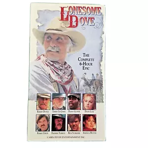 Lonesome Dove (VHS, 1991, 6 Hour Extended Play) The Complete 6-Hour Epic - Foto 1 di 4