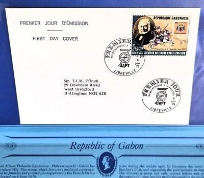 GAMBIA Official First Day Cover 1979 Commemorating Sir Rowland Hill - Image 1 of 3