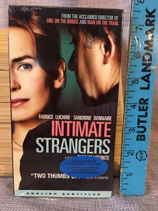 VHS SEALED NEW PROMO SCREENER Intamate Strangers Fabrice Luchini Erotic Romance - Picture 1 of 6