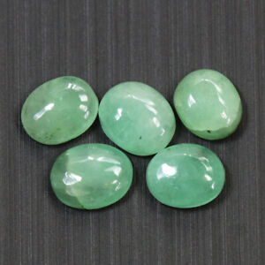 3.86 Cts_Super Perfect Cabochon_100 % Natural Zambian Emerald_Loose GemStone