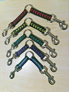 ACOPLADOR NEWMARKET 12 pulgadas o 14 pulgadas de largo CORREA DE PLOMO ESTOCADA RIENDA PATRÓN DE RED ACOPLADOR - Imagen 1 de 23