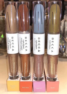 BECCA Cosmetics Light Gleam Primer & Topper Liquid Eyeshadow Refract New - Picture 1 of 3
