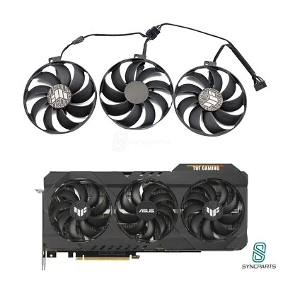 SISS Grafikkartenlüfter für ASUS TUF Gaming GeForce RTX 3060, RTX 3070 Ti, RTX3080