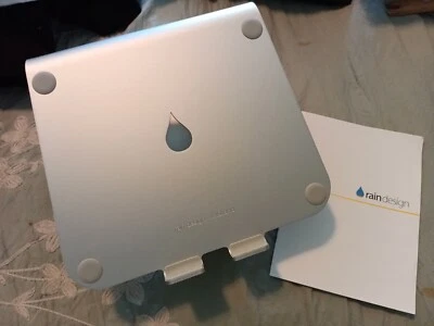 New Rain Design 10032 Laptop Stand - Silver (still sealed on top, box damaged - Image 1 of 4
