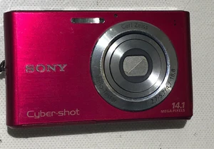 Sony Cyber-Shot DSC-W330 14.1 MP Digital Camera -Red w/Battery - Picture 1 of 10
