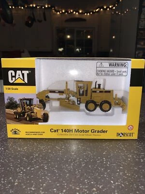 Motoniveladora Cat Norscot 1999 1:50 Cat 140H escala fundida a presión, estado increíble Foto 1 de 4