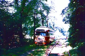 ORIGINAL KODACHROME SLIDE PITTSBURGH PCC #1738 RTE 56A 21. JULI 1963 - Bild 1 von 1