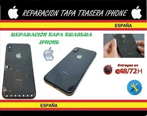 Tapa trasera iphone reparación,todos los modelos hasta el 15 con SERV. EXPRESS - Imagen 1 de 7