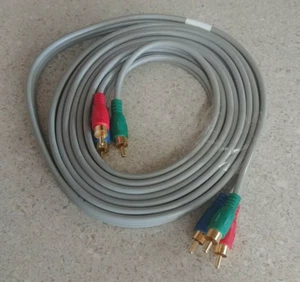 CLEARANCE - 12ft Component Video Cable YPbPr w Gold Plated RCA Plugs - Picture 1 of 1