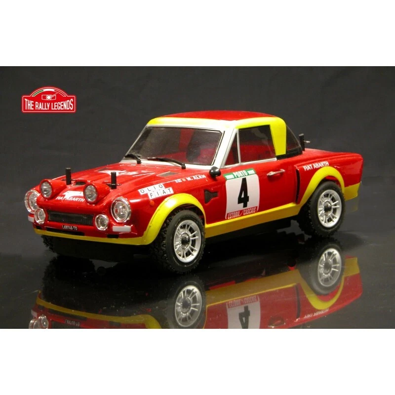 EZRL2410 Carrozzeria Rally 1/10 124 RALLY TRASPARENTE + decals + Accessori - Immagine 1 di 1