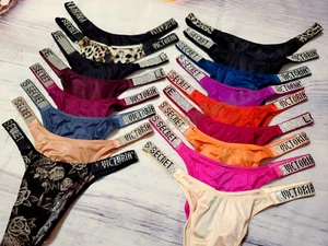 Pantillas Victoria's Secret Muy Sexy Brillo BRASILEÑO Estrás Pierna Alta XS S M L XL - Imagen 1 de 136