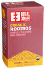 Equal Exchange Organic Vanilla Rooibos Herbal Tea Caffeine Free Bags 20 Ct