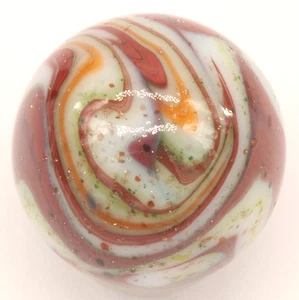 Dave's Appalachian Swirls (D.A.S) Carnival Run Marble 11/16" - Picture 1 of 8