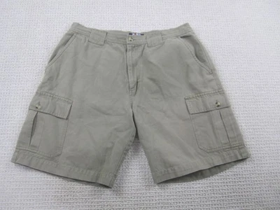 Bermuda cargo Marine Tech Newport azul masculina 38 verde externa 100% algodão bolsos - Imagem 1 de 4