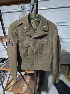 Vintage Rare Korean War Uniform Jacket 10th Mountain Division US Army 36R - Picture 1 of 8