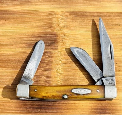 1965-1969 Винтажный чехол XX США 5392 олень Stockman карманный нож - Изображение 1 из 4