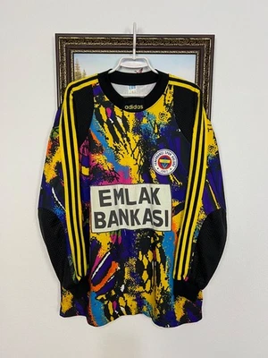 Camiseta de portero de fútbol Fenerbahce 1995 usada en partido Rustu Recber talla XL Foto 1 de 4