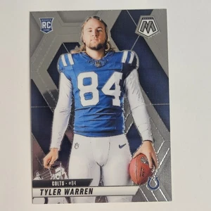 2025 Panini Mosaic Tyler Warren RC Rookie foto variante SP Colts Holiday - Foto 1 di 8