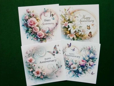CAMELEON CRAFTS CARD MAKING TOPPERS ANNIVERSARY TOPPERS FLORAL FLOWERS BUTTERFLIES LILY ROSES