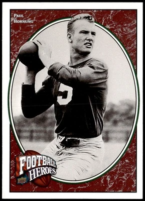 Paul Hornung 2008 Upper Deck Heroes #223 Green Bay Packers - Image 1 of 2