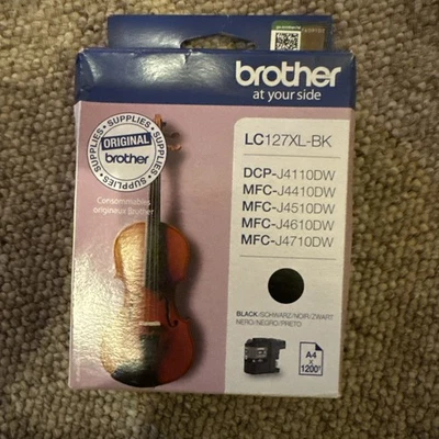 Genuine Brother LC127XL Black High Capacity Ink Cartridge - Image 1 of 2