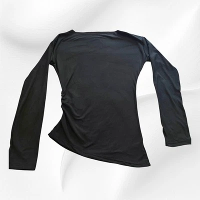 elegante top negro manga larga talla 6/8 Foto 1 de 4