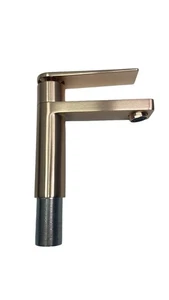 Grifema Waschtischarmatur Waschbecken-Armatur Wasserhahn Bad, Rosé-Gold, Messing - Bild 1 von 7