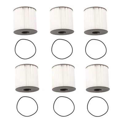 Fuel Filter Element Set for Jeep Wrangler/Gladiator 3.0L 2020 EcoDiesel 6pcs - Image 1 of 4