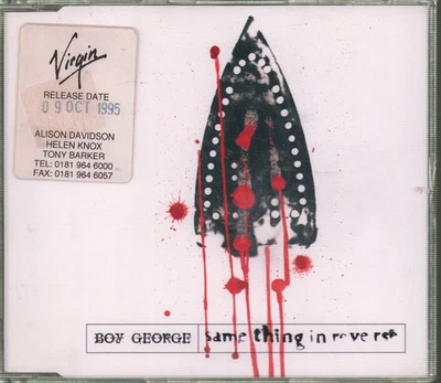 Boy George Same Thing In Reverse CD UK Virgin 1995 in promo-stickered case - Image 1 of 2