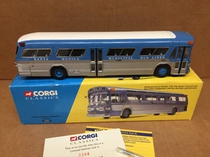 CORGI CLASSICS 1997 1:50 DIE-CAST LIMITED ED. SANTA MONICA FISHBOWL BUS #54504 - Picture 1 of 8
