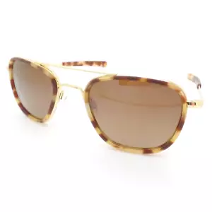 Randolph Aviator Fusion AI020 goldene Schildkrötenkappe sandpolarisiert USA neue Sonnenbrille - Bild 1 von 4