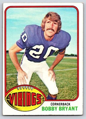 1976 Topps #11 Bobby Bryant Minnesota Vikings 15947 - Image 1 of 2
