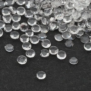 Lot (3000) Vintage Czech crystal round flatback micro glass rhinestones 2mm - Picture 1 of 2