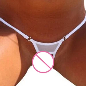 Damen Dessous Mini Micro Crotch Tanga Höschen T-Rücken G-String Unterwäsche 🔥 - Bild 1 von 10