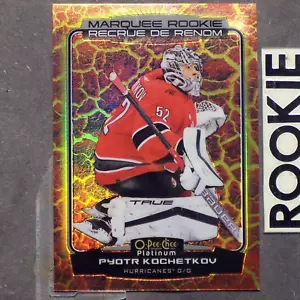 PYOTR KOCHETKOV 2022/23 O-Pee-Chee Platinum HOT MAGMA /499 #209 (a Hurricanes RC - Picture 1 of 10
