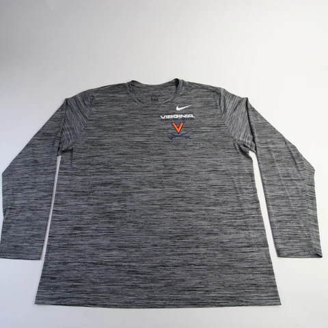 Virginia Cavaliers Nike Dri-Fit Long Sleeve Shirt Men's Gray New Cover