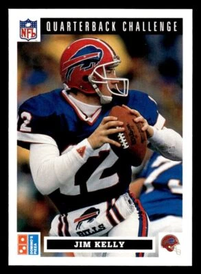 1991 Domino's The Quarterbacks #2 Jim Kelly - Buffalo Bills - HOF - Image 1 of 2