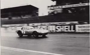 SHELBY COBRA DAYTONA CUPÉ LE MANS 24 HORAS 1964 PRUEBA PERÍODO ORIGINAL FOTO - Imagen 1 de 2