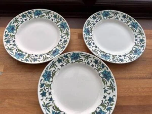 MIDWINTER SPANISH GARDEN JESSIE TATE DESIGN THREE 22 CMS PLATES - Picture 1 of 7