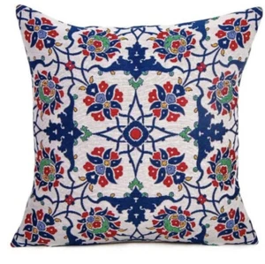 Floral Turkish Style Patterned Cushion Cover 45x45cm,Ethnic tapestry design - Picture 1 of 10