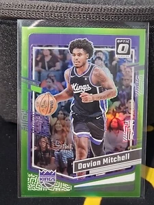 23-24 Optic Basketball Davion Mitchell Lime GREEN PRIZM #/149 SP - Picture 1 of 2