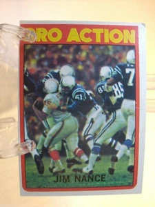 1972 Topps Football Card   #119 Jim Nance IA    (86140) - Imagen 1 de 2