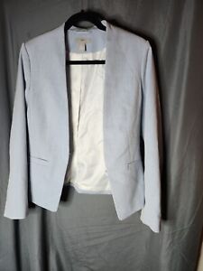 H&M light gray blazer jacket woman’s size 4
