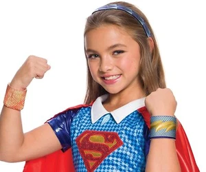 Supergirl Kit DC Comics Superhero Girls Fancy Dress Halloween Costume Accessory - Picture 1 of 1