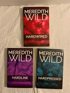 Lot 3 Hacker Series 1-3 Meredith Wild Hardwired Hardpressed Hardline - Picture 1 of 3