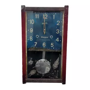 Antique Original JYOTI MORVI Collectible Clock Vintage Rare Pendulum Wall Clock. - Picture 1 of 12