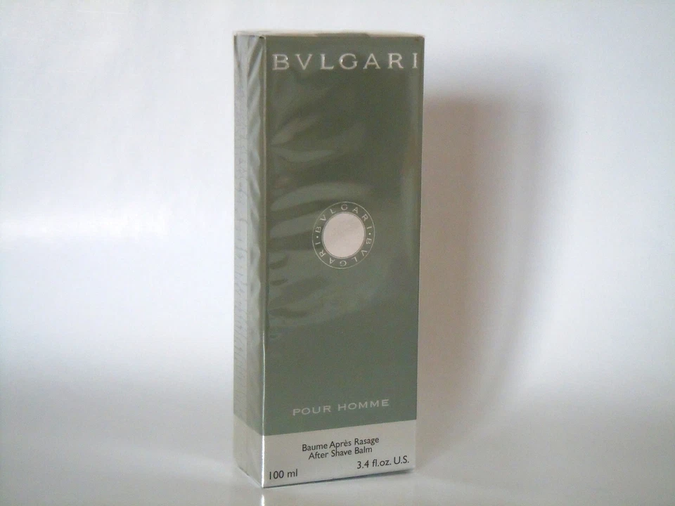 Bvlgari pour Homme 100 ml bálsamo para después del afeitado Baume Apres afeitado NUEVO en lámina