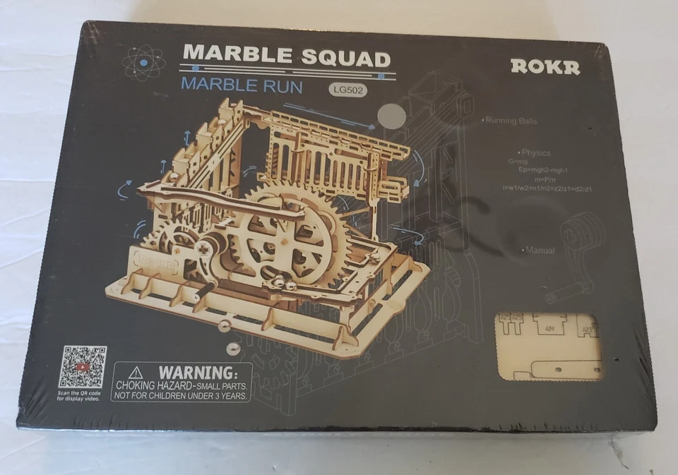 ROKR Marble Run Marble Squad Building Set LG502 Wooden Puzzle 3D 239 Pieces